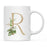 Exotic Tropical Monogram Ceramic Coffee Mug-Set of 1-Andaz Press-Letter A-