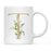 Exotic Tropical Monogram Ceramic Coffee Mug-Set of 1-Andaz Press-Letter A-