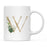 Exotic Tropical Monogram Ceramic Coffee Mug-Set of 1-Andaz Press-Letter A-