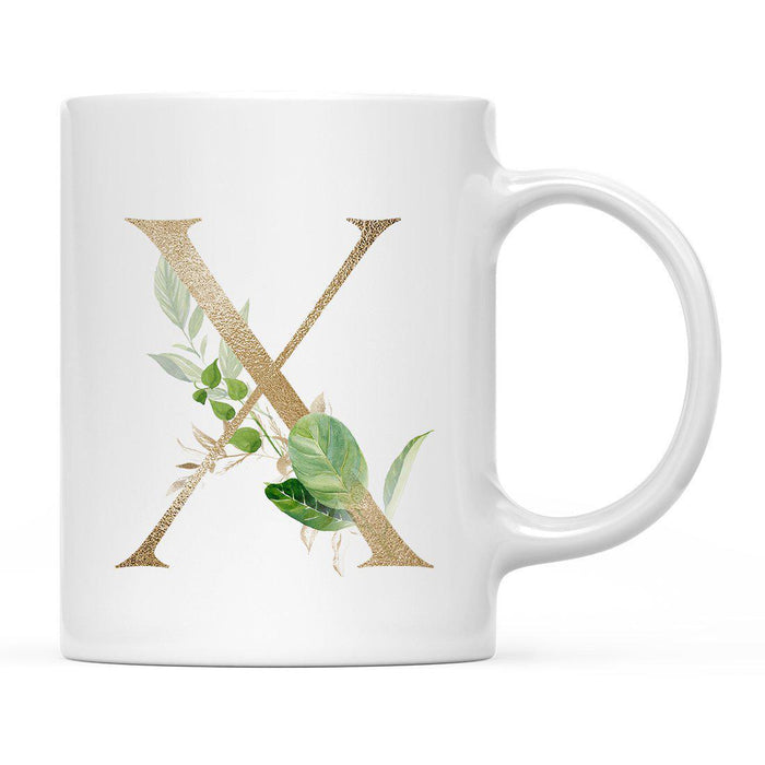 Exotic Tropical Monogram Ceramic Coffee Mug-Set of 1-Andaz Press-Letter A-