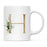 Exotic Tropical Monogram Ceramic Coffee Mug-Set of 1-Andaz Press-Letter A-