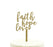 Faith, Hope, Love Baptism Glitter Acrylic Cake Toppers-Set of 1-Andaz Press-Gold-