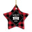 Family Star Shaped Porcelain Ornament Collection 1-Set of 1-Andaz Press-Gigi-