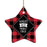 Family Star Shaped Porcelain Ornament Collection 1-Set of 1-Andaz Press-Middle Child-