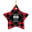Family Star Shaped Porcelain Ornament Collection 2-Set of 1-Andaz Press-Middle Daughter-