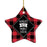 Family Star Shaped Porcelain Ornament Collection 2-Set of 1-Andaz Press-Middle Daughter-