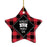 Family Star Shaped Porcelain Ornament Collection 2-Set of 1-Andaz Press-Middle Son-