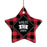 Family Star Shaped Porcelain Ornament Collection 2-Set of 1-Andaz Press-Papa-