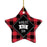 Family Star Shaped Porcelain Ornament Collection 2-Set of 1-Andaz Press-Son-
