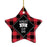 Family Star Shaped Porcelain Ornament Collection 2-Set of 1-Andaz Press-Step Dad-