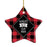 Family Star Shaped Porcelain Ornament Collection 2-Set of 1-Andaz Press-Step Mom-