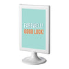 Farewell Retirement Good Luck! Framed 4x6-Inch Party Sign-Set of 1-Andaz Press-