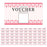 Fill In DIY Scratch-Off Vouchers Couples Date Cards, Valentine’s Day Love Coupons-Set of 60-Andaz Press-Polka Dots-