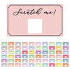 Fill In DIY Scratch-Off Vouchers Couples Date Cards, Valentine’s Day Love Coupons-Set of 60-Andaz Press-Polka Dots-
