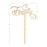 Finally Laser Cut Wood Cake Topper-Set of 1-Andaz Press-