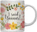 Floral Flowers Wedding Party Ceramic Coffee Mug-Set of 1-Andaz Press-Bride-