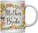 Floral Flowers Wedding Party Ceramic Coffee Mug-Set of 1-Andaz Press-Bride-