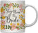 Floral Flowers Wedding Party Ceramic Coffee Mug-Set of 1-Andaz Press-Bride-