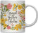 Floral Flowers Wedding Party Ceramic Coffee Mug-Set of 1-Andaz Press-Bride-