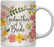 Floral Flowers Wedding Party Ceramic Coffee Mug-Set of 1-Andaz Press-Bride-