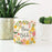 Floral Flowers with Coffee Mug Gift, Boss Bitch-Set of 1-Andaz Press-