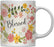 Floral Flowers with Funny Rude Quote Ceramic Coffee Mug-Set of 1-Andaz Press-Do Epic Shit-