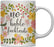 Floral Flowers with Funny Rude Quote Ceramic Coffee Mug-Set of 1-Andaz Press-Do Epic Shit-