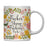 Floral Flowers with Funny Rude Quote Ceramic Coffee Mug-Set of 1-Andaz Press-Do Epic Shit-