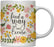 Floral Flowers with Inspirational Quote Ceramic Coffee Mug-Set of 1-Andaz Press-Do All The Good That You Can-