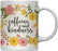 Floral Flowers with Inspirational Quote Ceramic Coffee Mug-Set of 1-Andaz Press-Do All The Good That You Can-