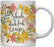 Floral Flowers with Quote Coffee Mug Gift, Shuh Duh Fuh Cup-Set of 1-Andaz Press-