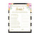 Floral Gold Glitter Wedding Bridal Shower Game Cards-Set of 20-Andaz Press-What's In Your Purse?-