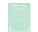 Floral Mint Green Wedding Bridal Shower Game Cards-Set of 20-Andaz Press-What's In Your Purse?-
