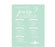 Floral Mint Green Wedding Bridal Shower Game Cards-Set of 20-Andaz Press-What's In Your Purse?-
