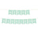 Floral Mint Green Wedding Hanging Pennant Party Banner with String-Set of 1-Andaz Press-Just Married-