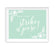 Floral Mint Green Wedding Party Signs-Set of 1-Andaz Press-Mr. & Mrs.-