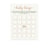 Floral Roses Girl Baby Shower Baby Bingo Game Cards-Set of 20-Andaz Press-