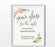 Floral Roses Wedding Favor Party Signs-Set of 1-Andaz Press-Please Take One-