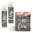 Florals on Gray Rustic Wood, Lip Balm Party Favors-Set of 12-Andaz Press-Kissing The Single Life Goodbye-
