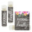 Florals on Gray Rustic Wood, Lip Balm Party Favors-Set of 12-Andaz Press-Kissing The Single Life Goodbye-