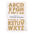 Foil Alphabet Sticker Letters-Set of 1-Andaz Press-Rose Gold-