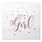 Foil It's a Girl Tableware Napkins-Set of 50-Koyal Wholesale-