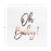 Foil Oh Baby! Tableware Napkins-Set of 50-Andaz Press-
