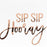 Foil Sip Sip Hooray Tableware Napkins-Set of 50-Andaz Press-