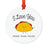 Food Pun 1 Round MDF Christmas Tree Ornaments-set of 1-Andaz Press-Chai-
