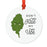 Food Pun 1 Round MDF Christmas Tree Ornaments-set of 1-Andaz Press-Chai-