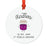 Food Pun 1 Round MDF Christmas Tree Ornaments-set of 1-Andaz Press-Grape Jam-