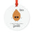Food Pun 6 Round MDF Wood Christmas Tree Ornaments-set of 1-Andaz Press-Cereal-