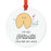 Food Pun 8 Round MDF Christmas Tree Ornaments-Set of 1-Andaz Press-Gourds-