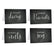 Food Station Buffet Menu Place Cards, Vintage Chalkboard-Set of 20-Andaz Press-Vegan, Vegetarian, Gluten-Free, Eggless-